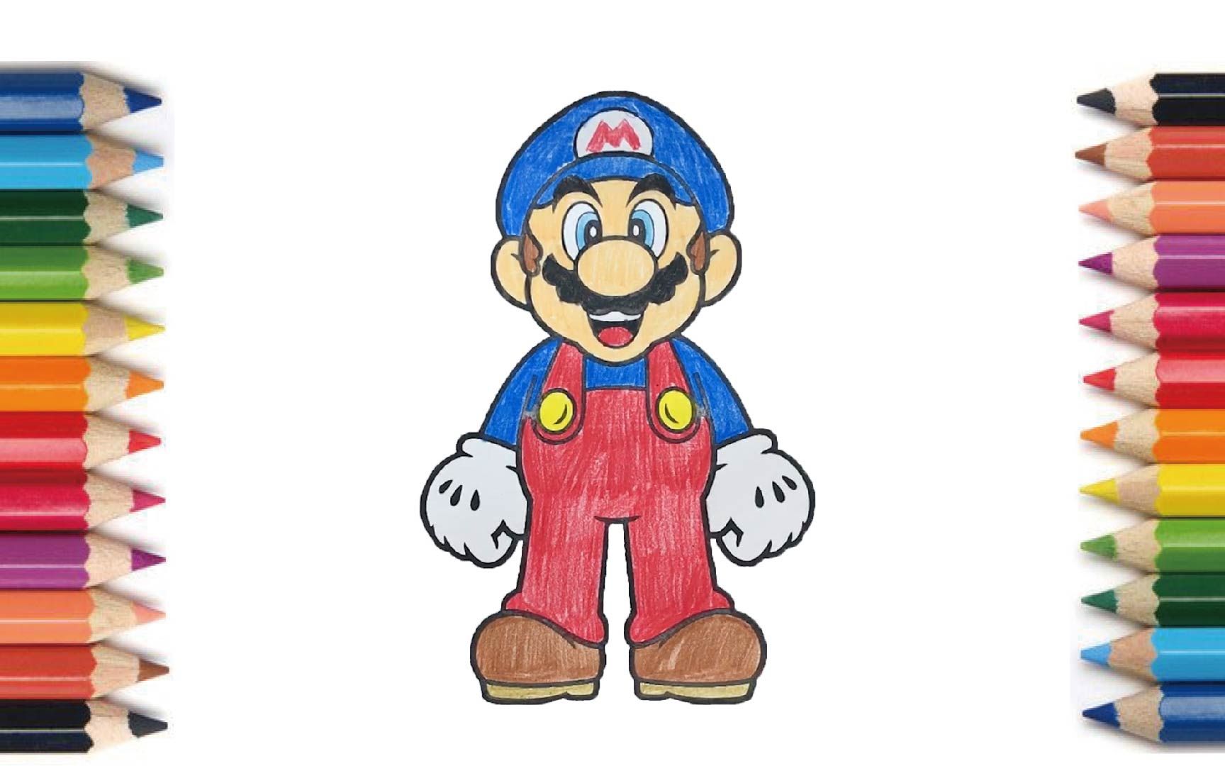 coloringmarioinblue塗り絵ブルー服マリオ畫畫藍衣馬里奧coloring513