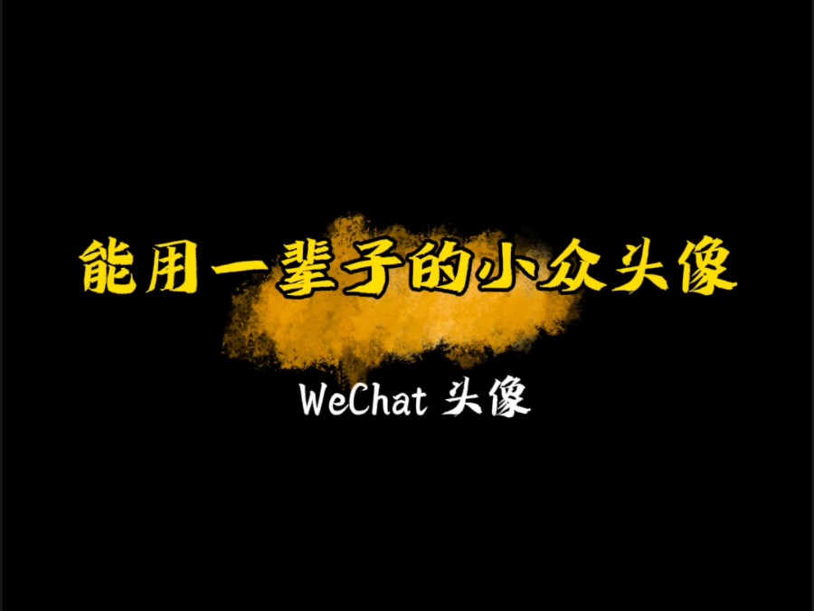 能用一辈子的小众头像哔哩哔哩bilibili