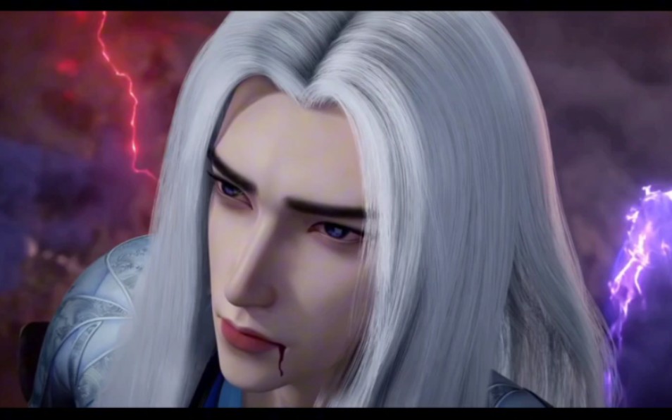 『白发王林登场』修行后,气质飘逸出尘,眼神犀利,内心也有勇有谋,渐渐