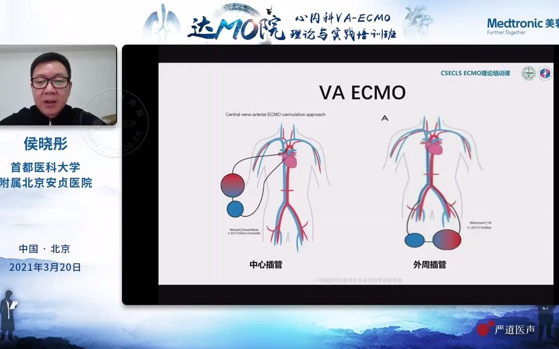 [图]【侯晓彤】ECMO概论及生理 达MO院 心内科VA-ECMO理论与实践培训班