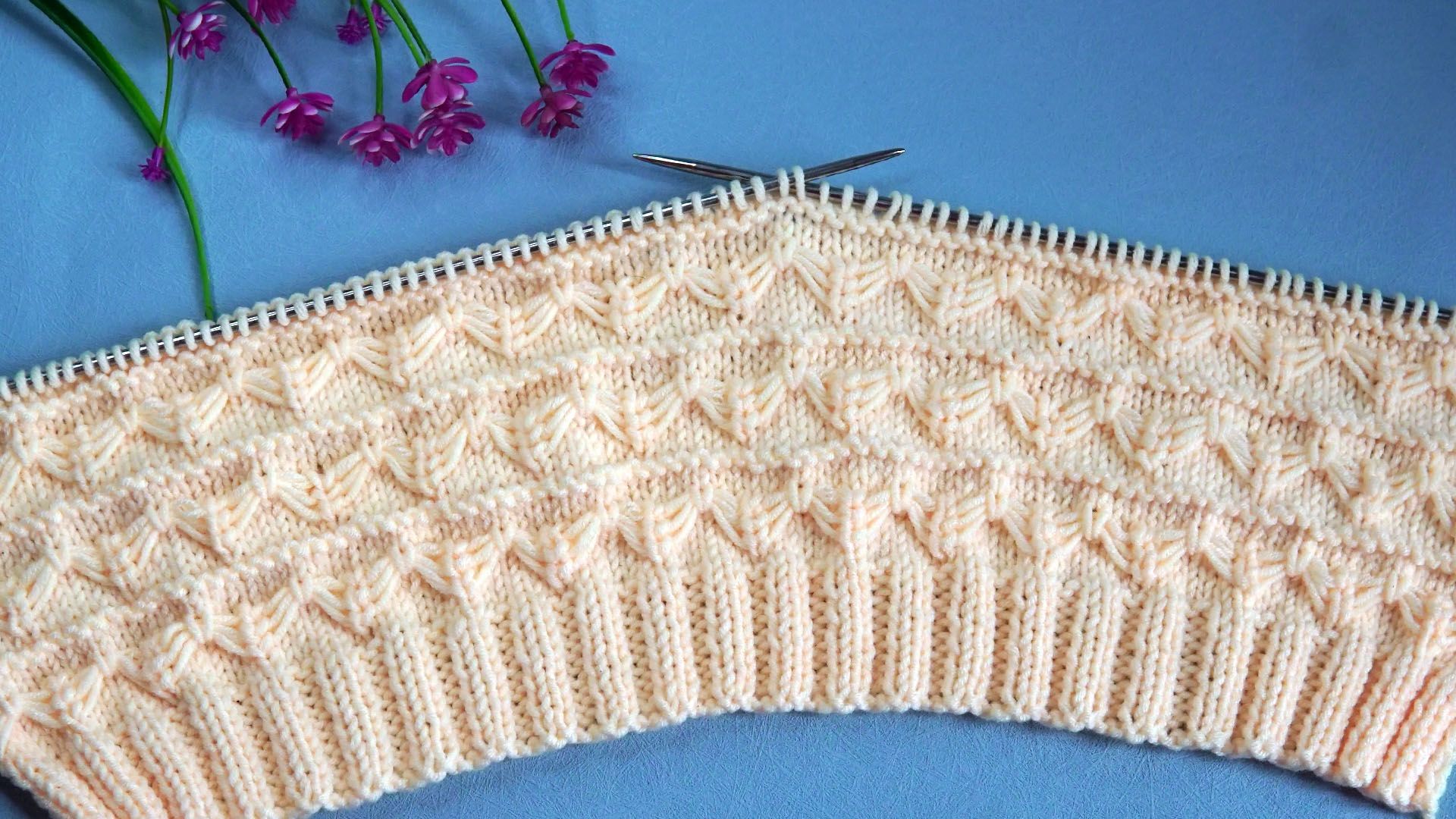 毛衣纺织图案,美丽简单的针织设计【棒针编织269期】