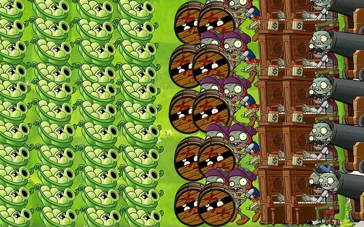 植物大战僵尸2:豌豆迫击炮迎战20个品种500只僵尸!能否过关?