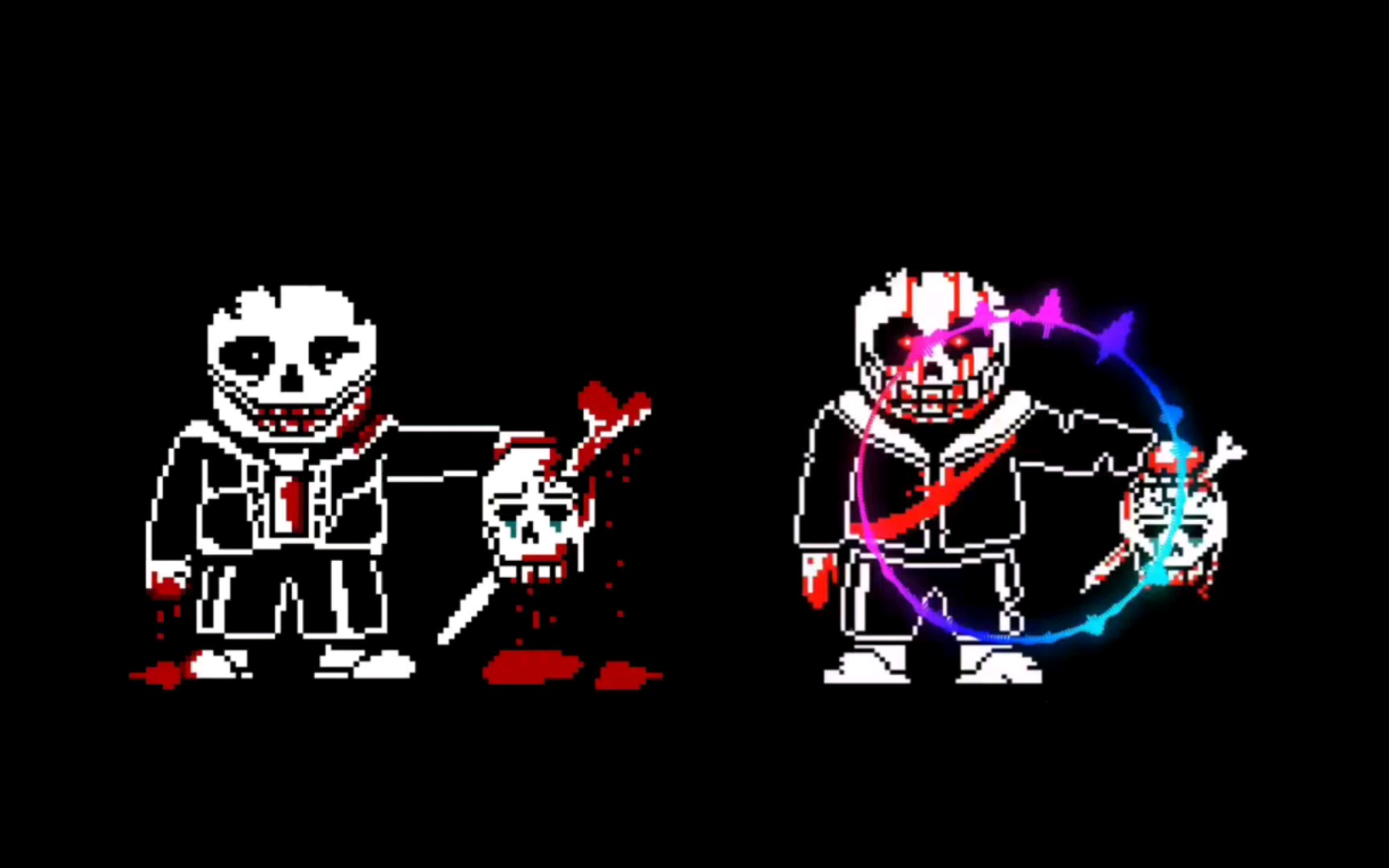 madness sans vs insantiy sans(HARDMODE)哔哩哔哩bilibili