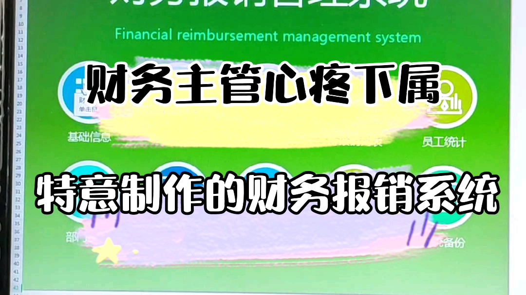 [图]财务主管心疼下属，特意制作的费用报销系统