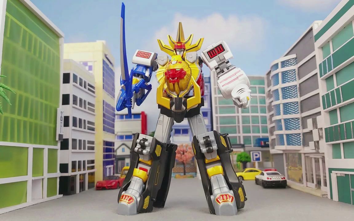 tg-百兽战队 食玩 牙吠王 定格动画