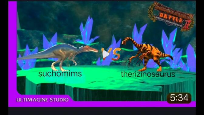 【恐龙争霸2】似鳄龙vs镰刀龙预告