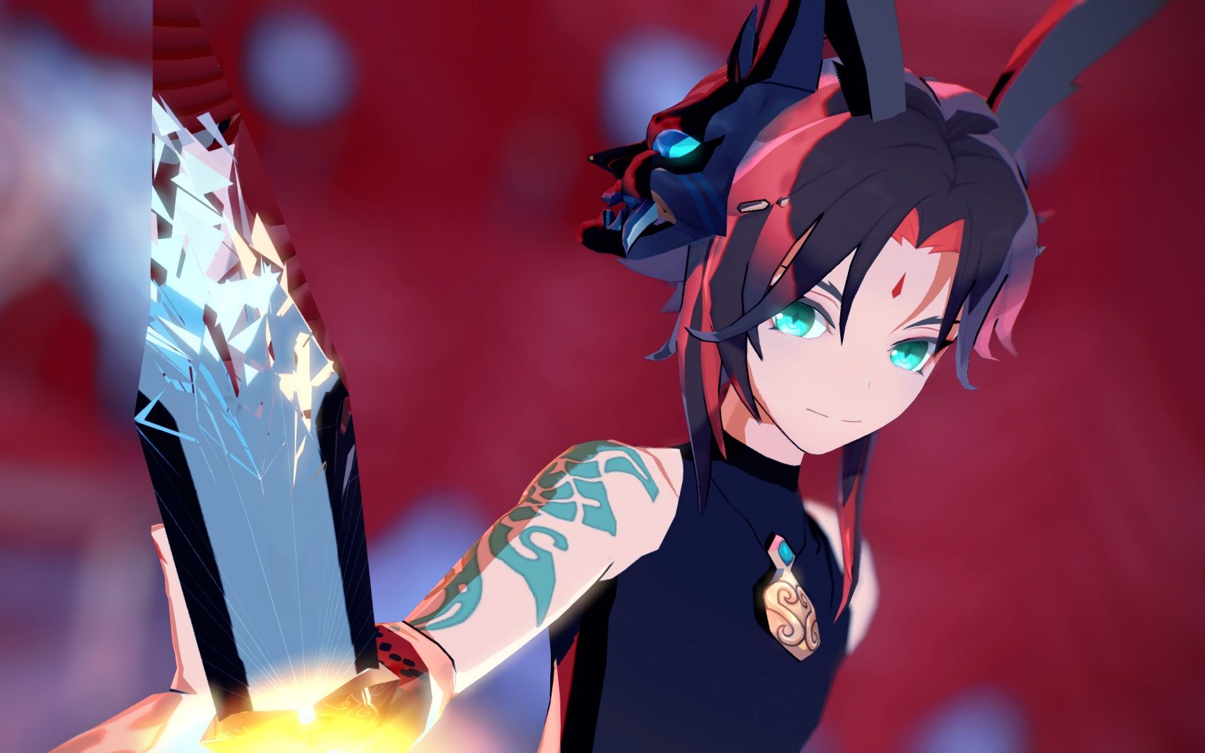 【原神mmd】71红魈-奔逸绝尘71靠近我,很危险哦(笑