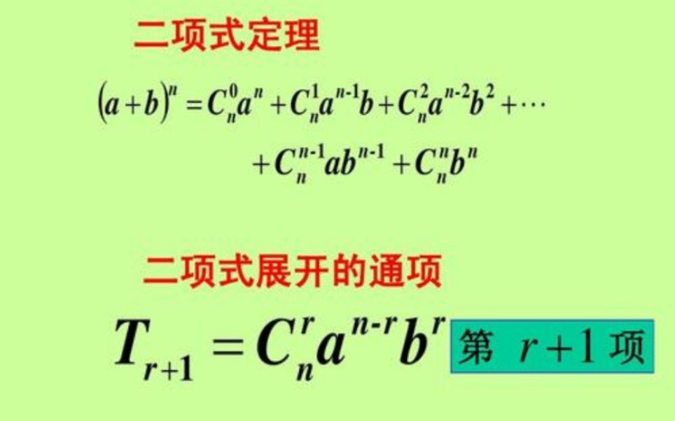 6分钟让你明白【高中数学】的二项式定理_哔哩哔哩 (゜-゜)つロ 干杯~-bilibili