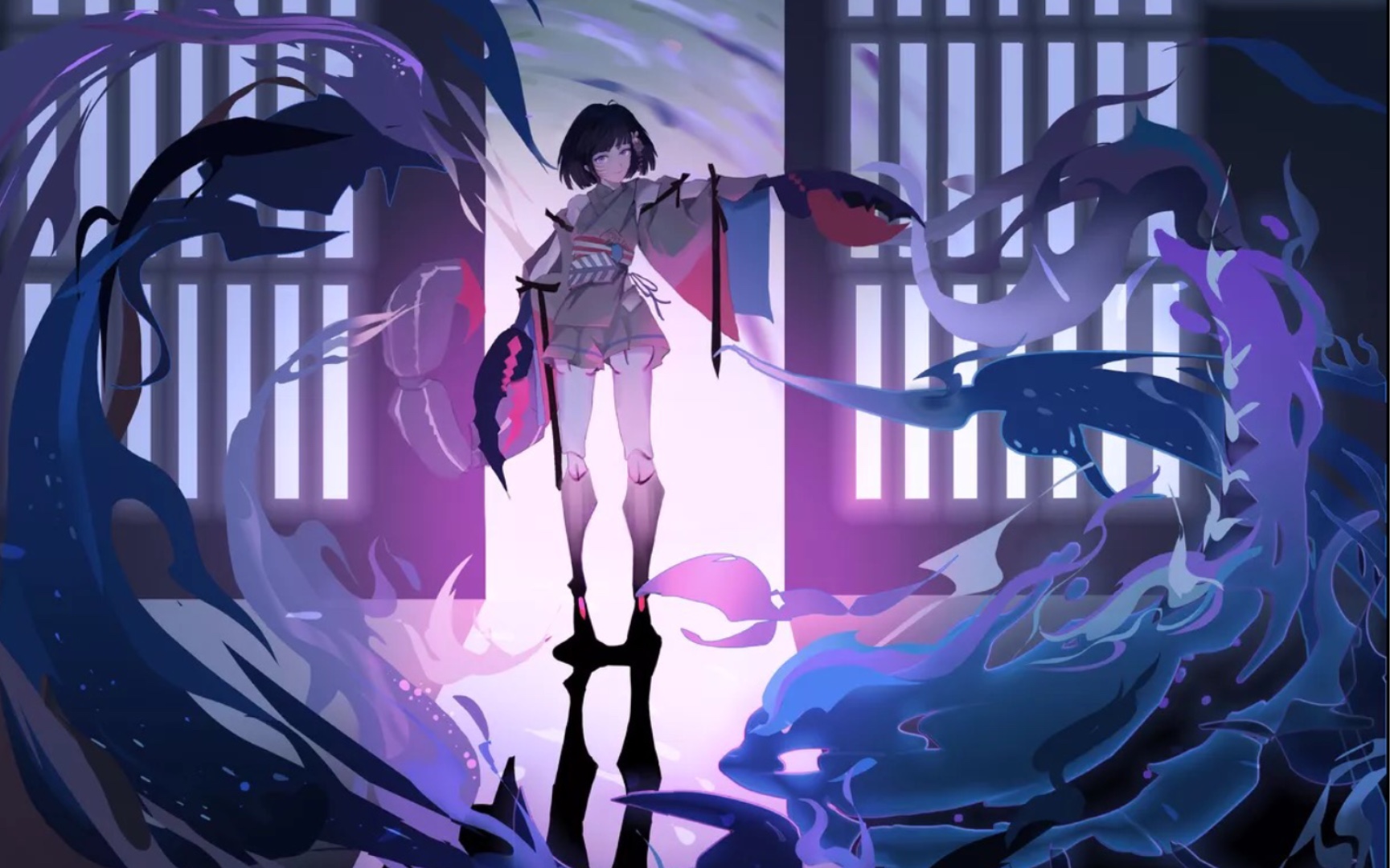 【日字】【式神传记】阴阳师 sr阶式神 蝎女