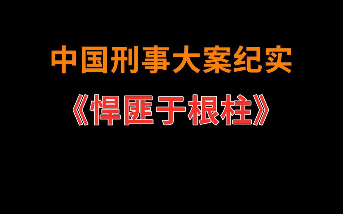 《悍匪于根柱》  中国刑事大案纪实  刑事案件要案记录哔哩哔哩bilibili