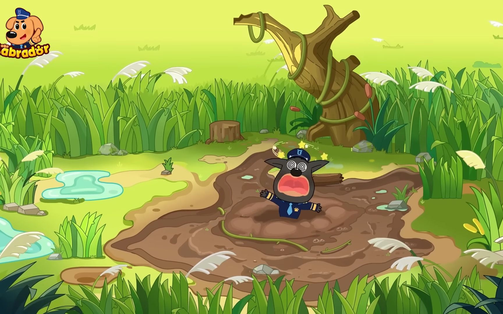 宝宝巴士safety sheriff labrodor英语儿歌动画系列 dan