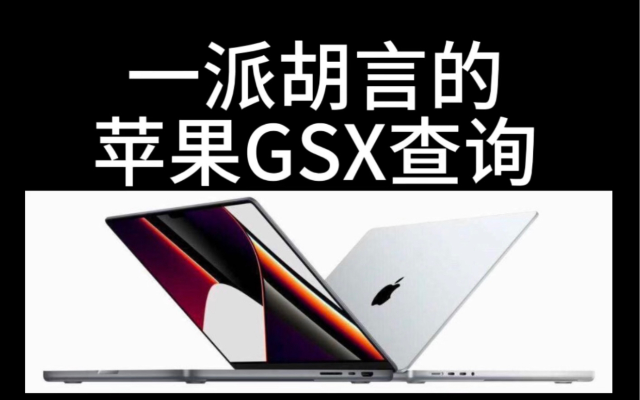 苹果电脑的GSX查询建议大家可以放弃了,都是割韭菜的骗局哔哩哔哩bilibili