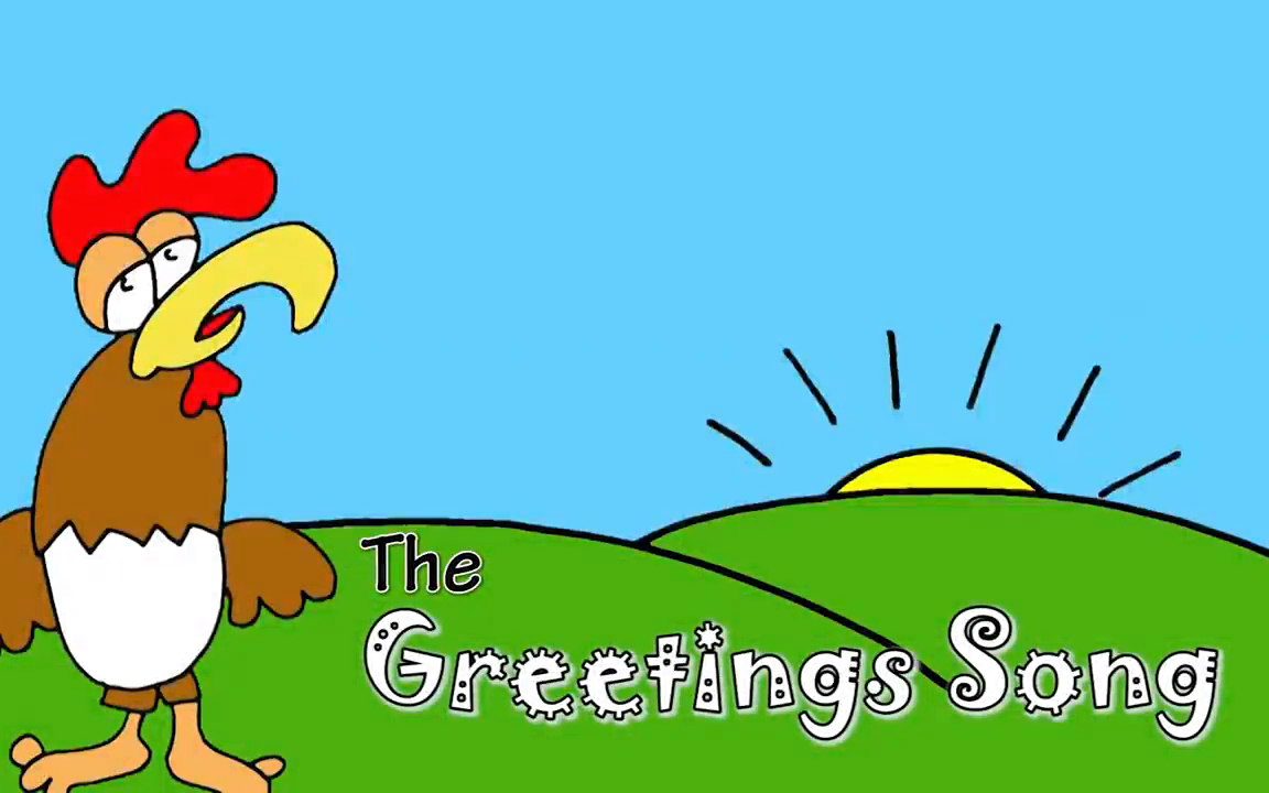 [图]【广州教科版小学英语三年级上】歌曲The greetings song Good morning！