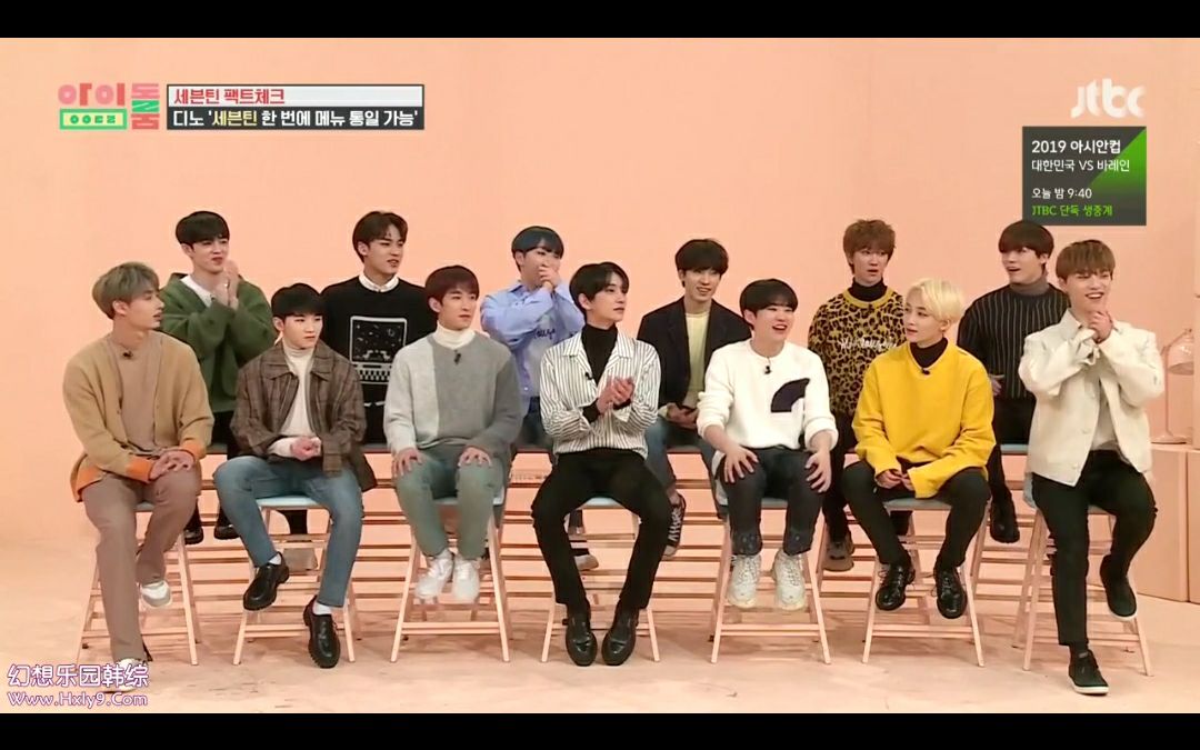 [图]SEVENTEEN Idol Room190122全场高清中字