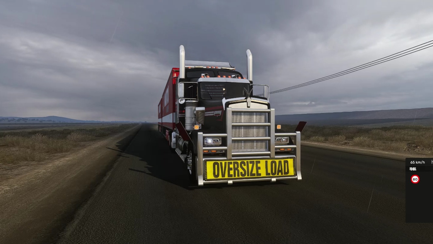 欧洲卡车模拟 2 kenworth w900 双挂运输