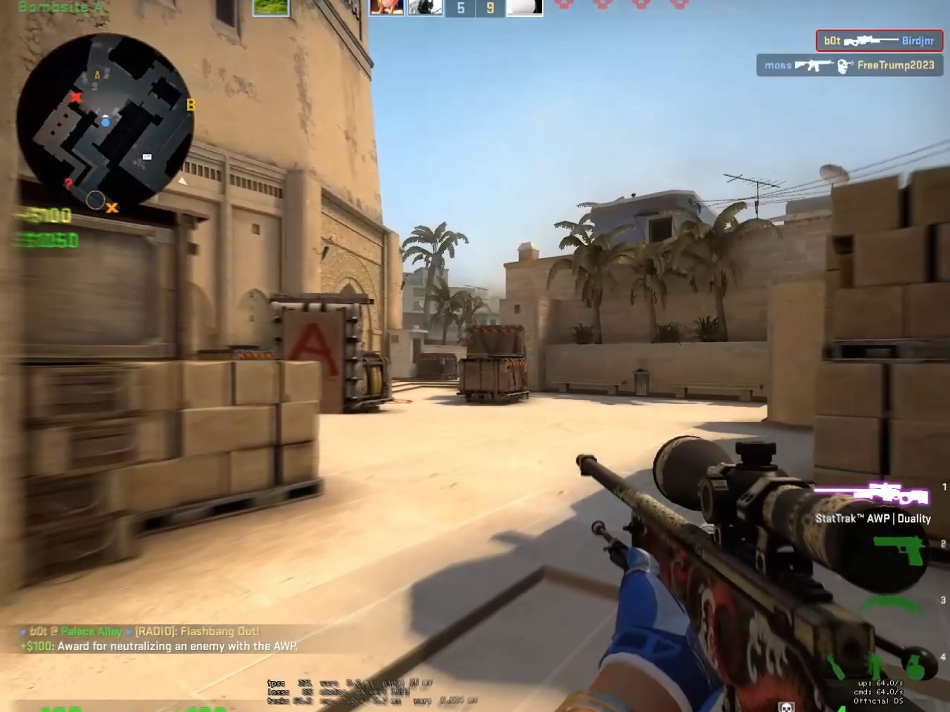 怀念csgo过去之--甩狙集锦