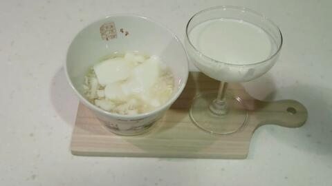 Amy 中字 古早味杏仁豆腐食谱 Almond Jelly Dessert Almond Tofu Recipe 哔哩哔哩