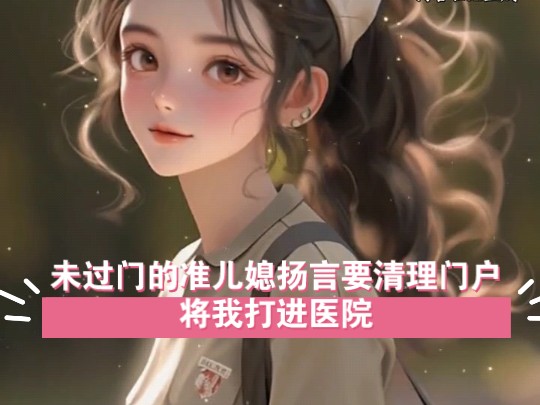 《未过门的准儿媳扬言清理门户,将我打进医院》【周震君 顾婉】 #文荒推荐 #小说推荐＂斗音首页搜索[黑岩故事会]小程序,搜索口令『362744』.＂哔...