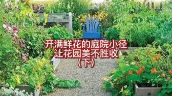 Télécharger la video: 开满鲜花的庭院小径让花园美不胜收（下）