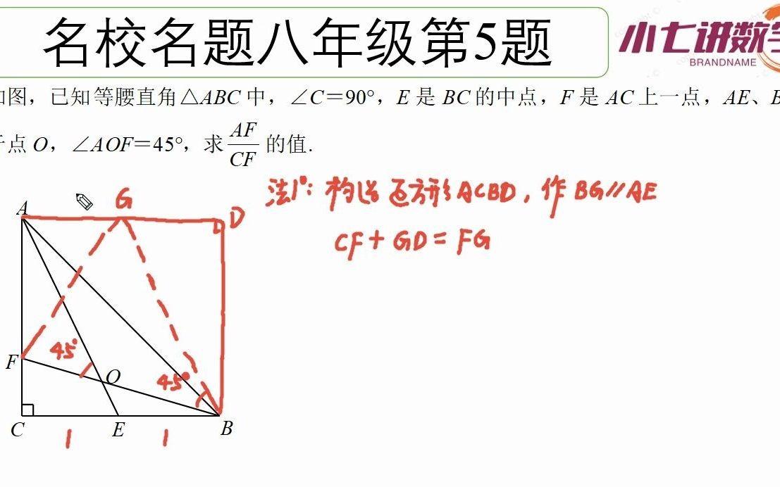 名校名题又见夹半角问题哔哩哔哩bilibili