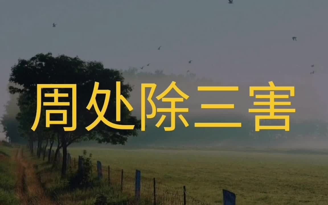 民间故事:周处除三害哔哩哔哩bilibili