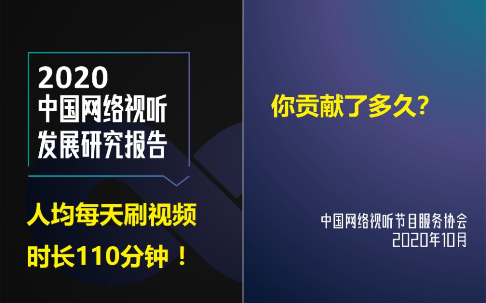 [图]2020中国网络视听发展研究报告完整版：国内短视频平台排行榜出炉，你在用几个？人均每天刷短视频110分钟，你贡献了多少？