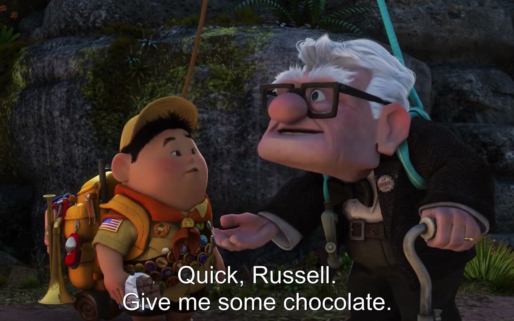 看原版英文字幕电影学纯正英语up