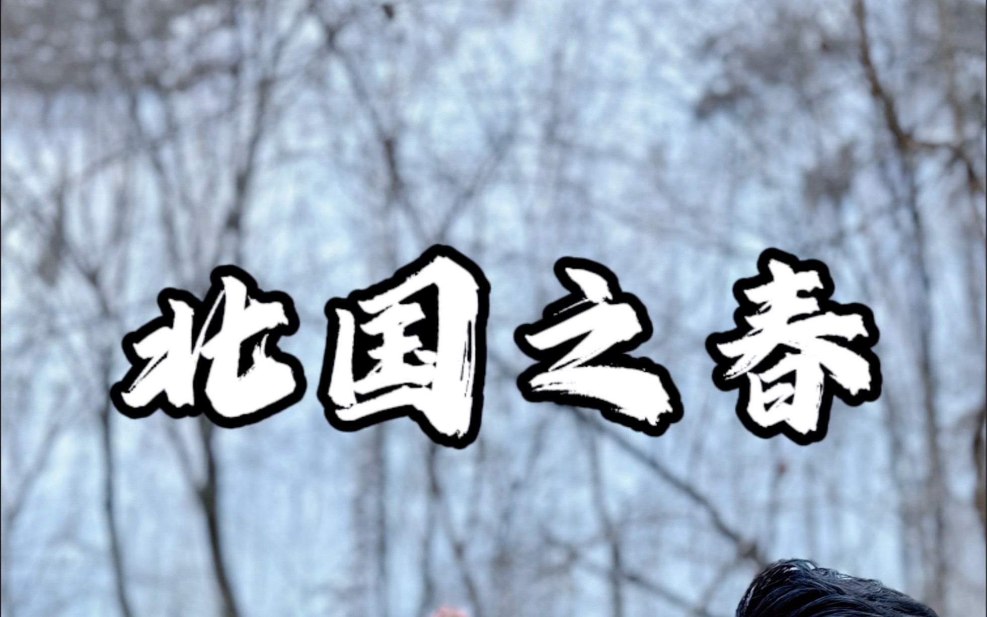 《北国之春》北方的冬天7615真是冻的流鼻涕03,不过山上的景色