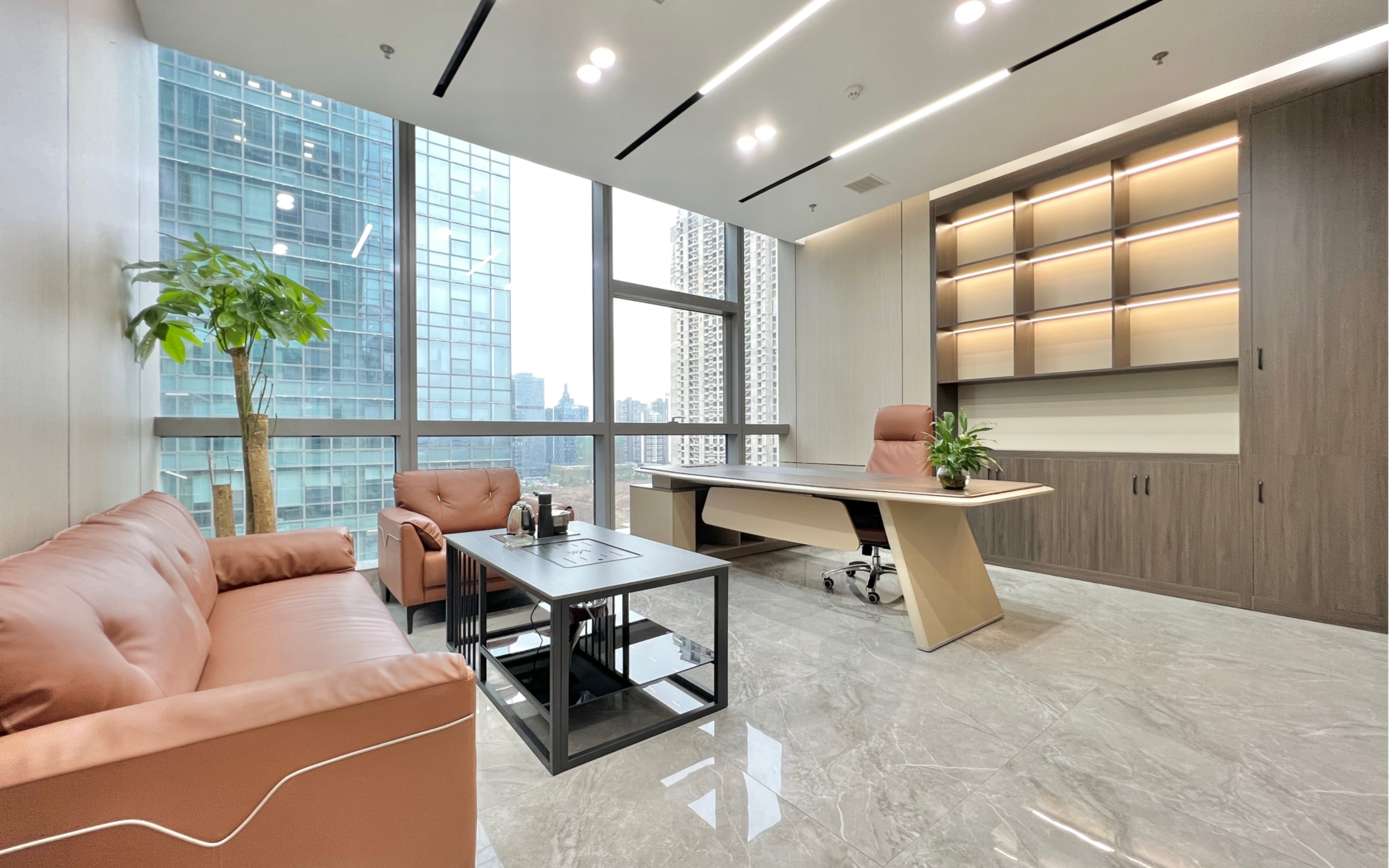 观山湖金融中心,315平办公室招租