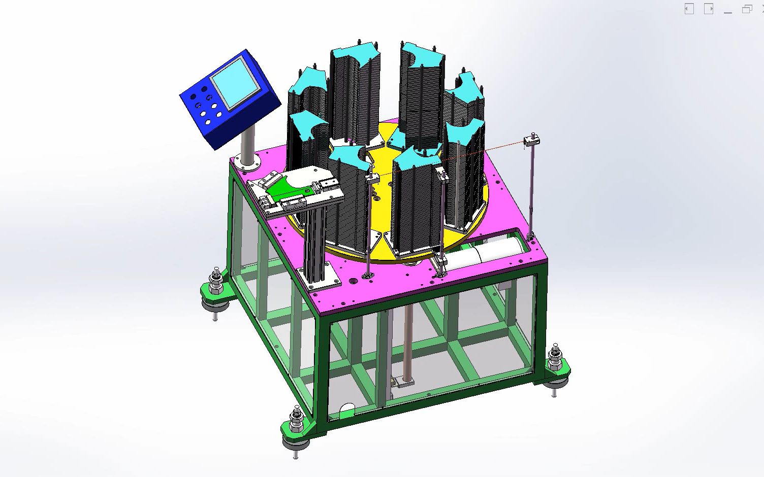 8工位转盘上料机构设计,如何实现自动化上料?