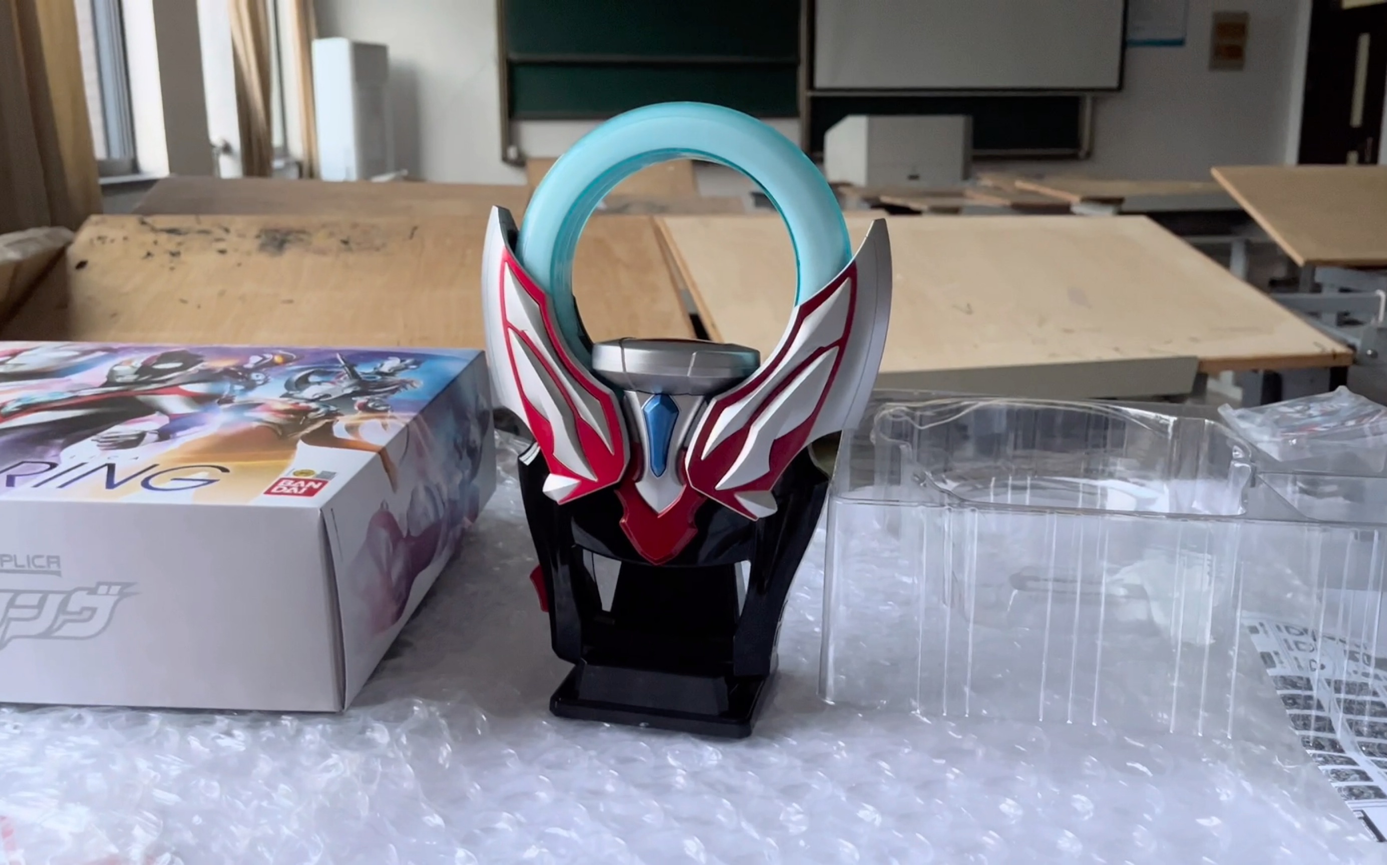 奥特复刻ur欧布之环开箱变身?直接天黑