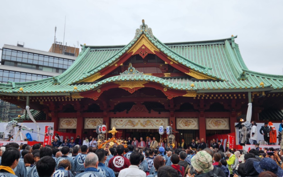 时隔四年再开,日本三大祭之一神田祭.从秋叶原步行到神田明神.2023.05.14哔哩哔哩bilibili