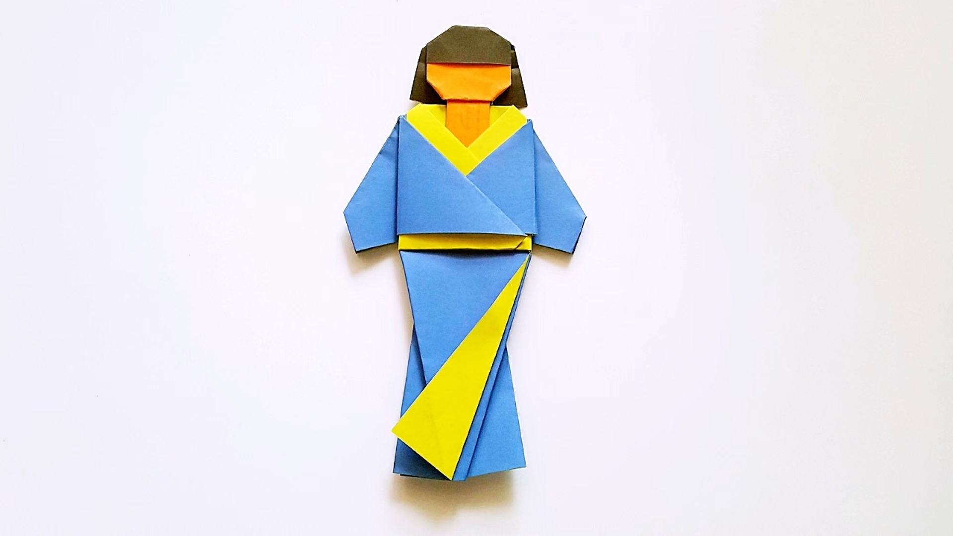 折纸和服女孩跃然纸上,化身为真人舞者翩翩起舞!