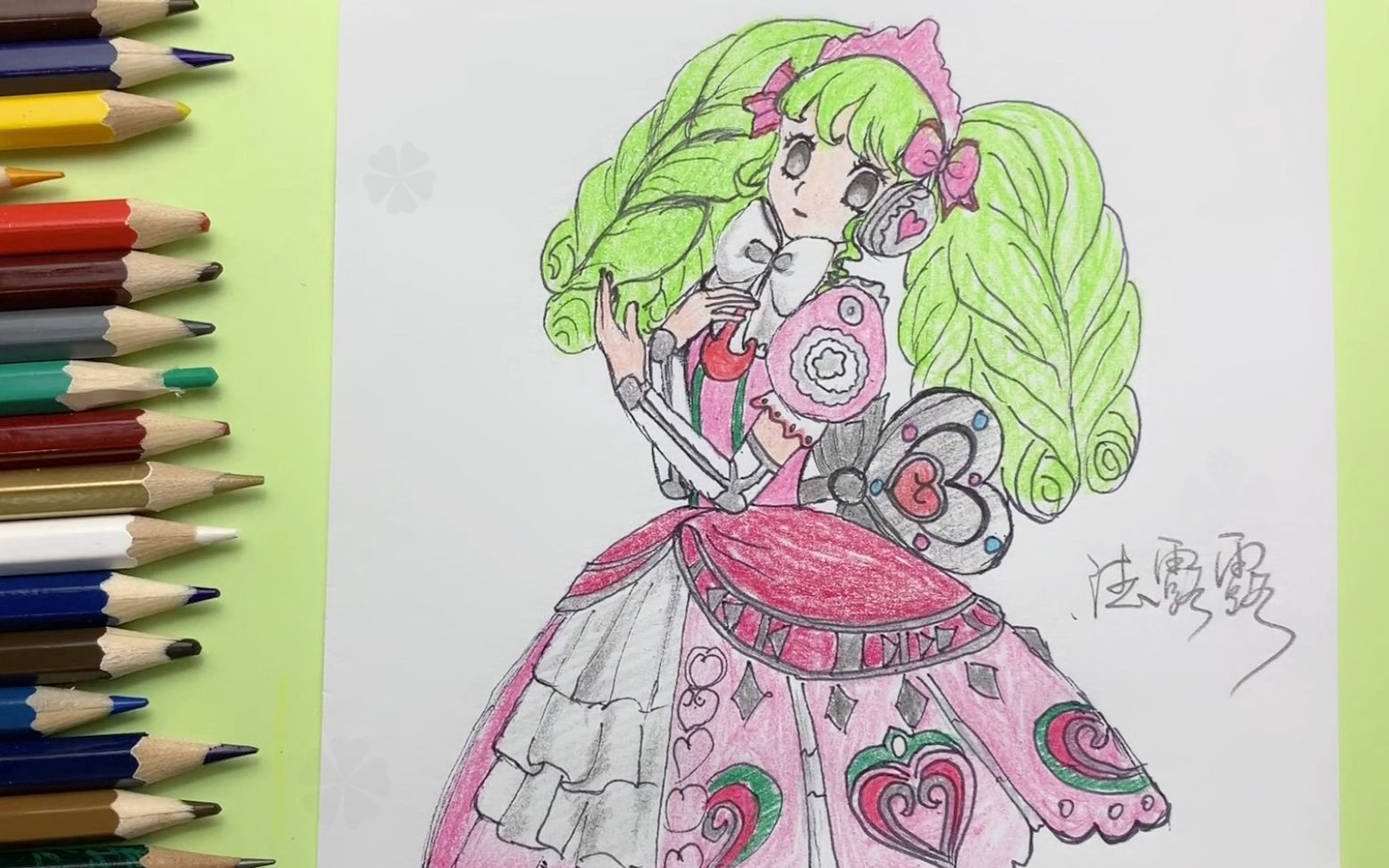 手绘教程画美妙天堂玩偶形象初期的法露露呆萌可爱又天真