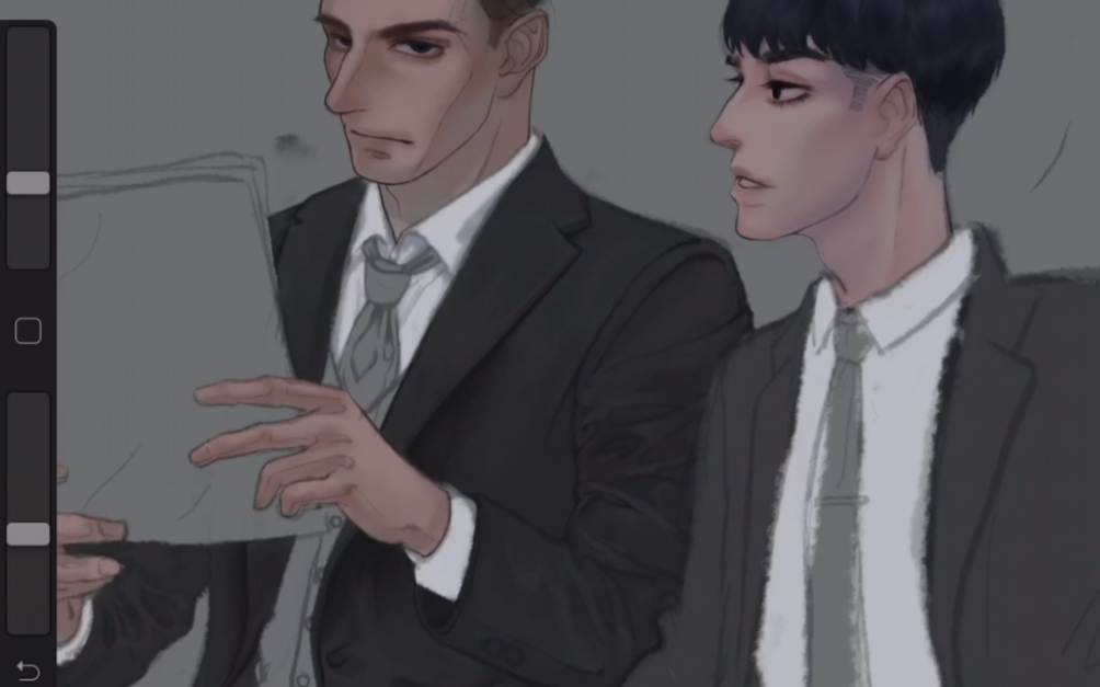 西装控/褶皱部分细节处理_强强高冷攻美型受