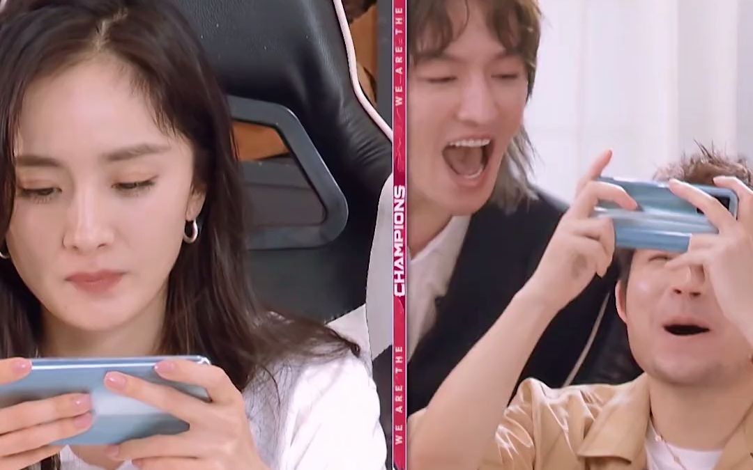 原来杨幂打游戏也喜欢暗搓搓埋伏太像狡猾的小狐狸了