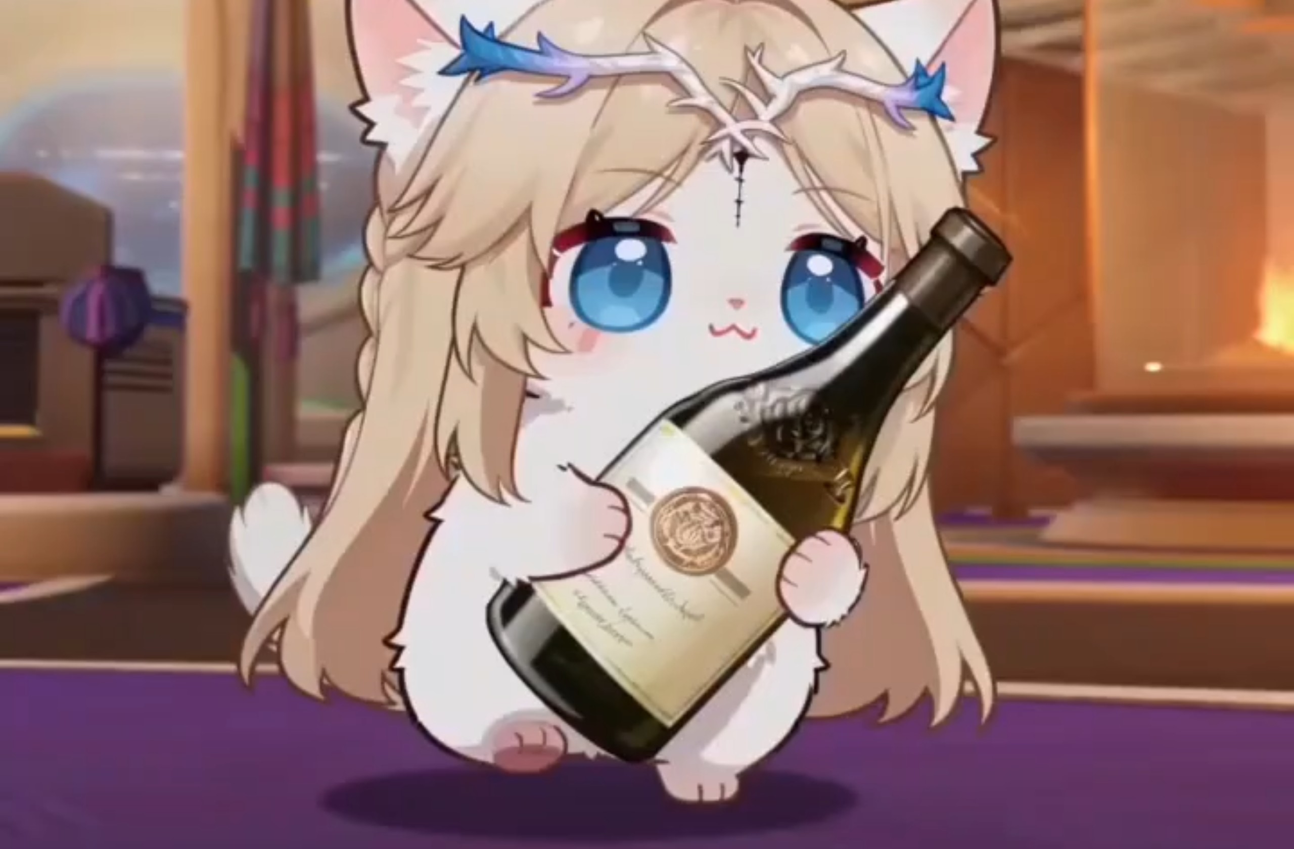 劝导猫猫戒饮失败
