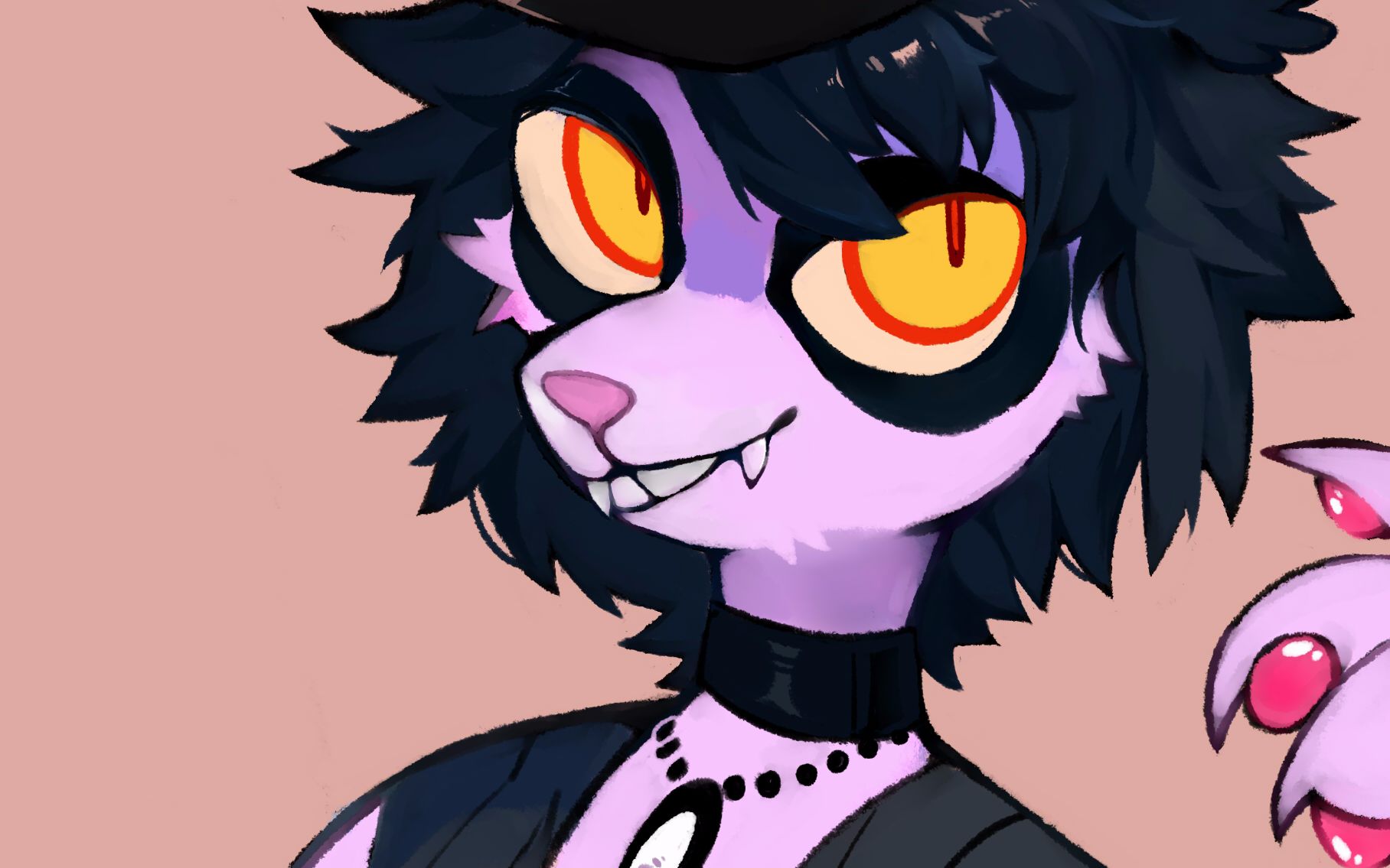 熊猫兽人绘制过程_哔哩哔哩_bilibili