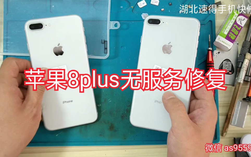 修机0距离 苹果手机iPhone8plus无服务插卡无信号主板基带故障维修案例——湖北速得手机快修哔哩哔哩bilibili