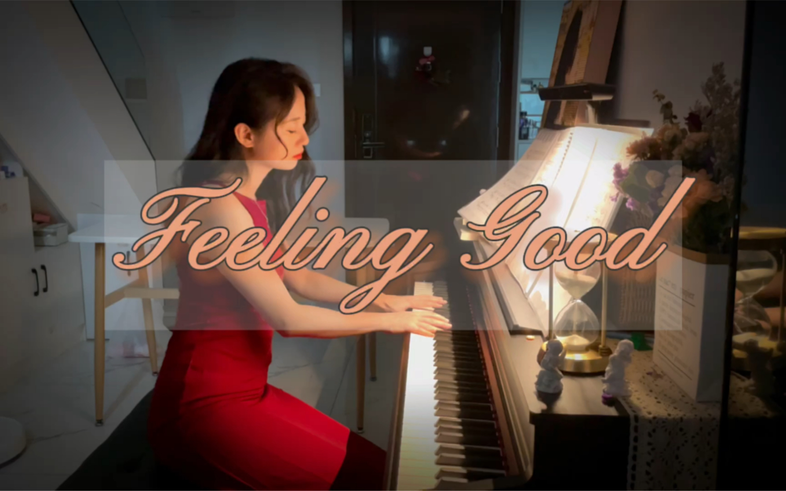 [图]【钢琴】Feeling Good- 红裙配Blues，自古红蓝出CP