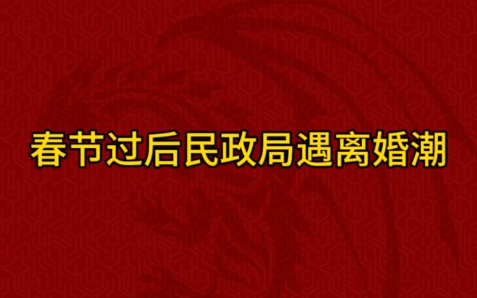 2024年民政局上班第一天结婚的碰到离婚潮!离婚排队预约号预约到五天后.是什么造就了离婚潮哔哩哔哩bilibili