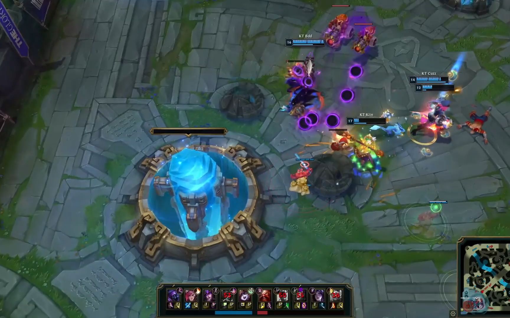 炮车慢镜头 jdg vs kt 获胜瞬间 英雄联盟2023 京东