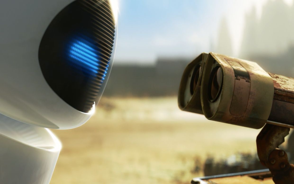 【 wall-e & eve / pixar 】fly me to the moon(带我飞向月球)