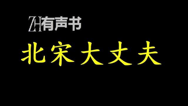 [图]北宋大丈夫_后人都说大宋无丈夫，从而是弱宋。弱宋不能自守，偏安一隅，遂使神州陆沉。这是一个大丈夫横行当世的故事。_ZH有声书：_完结-合集_