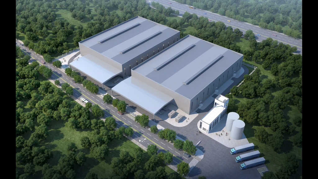 一套厂房效果图案例