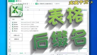 常见的Excel表格文件类型：XLS、XLSX和XLSM的区别