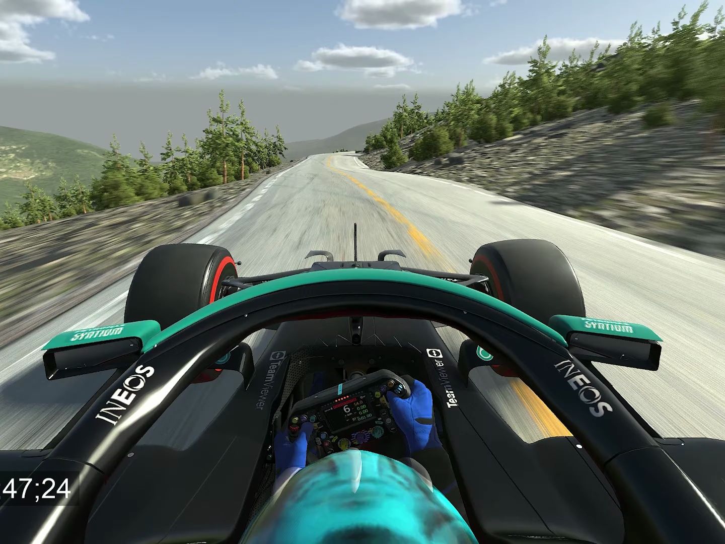 iracing mt washington descent mercedes amg-f1 w12 e