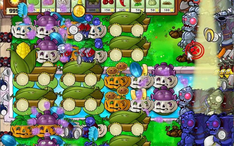 植物大战僵尸无尽版8炮流排兵布阵