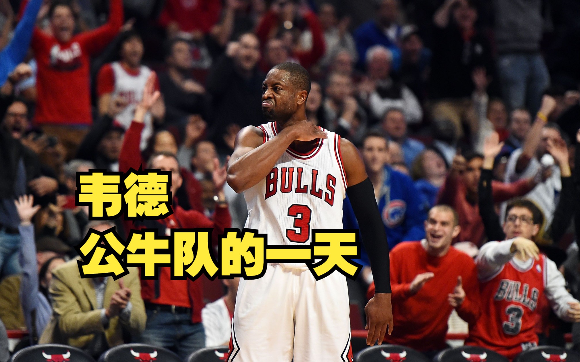 NBA公牛队球星德怀恩ⷮŠ韦德,打比赛的一天如何度过?哔哩哔哩bilibili