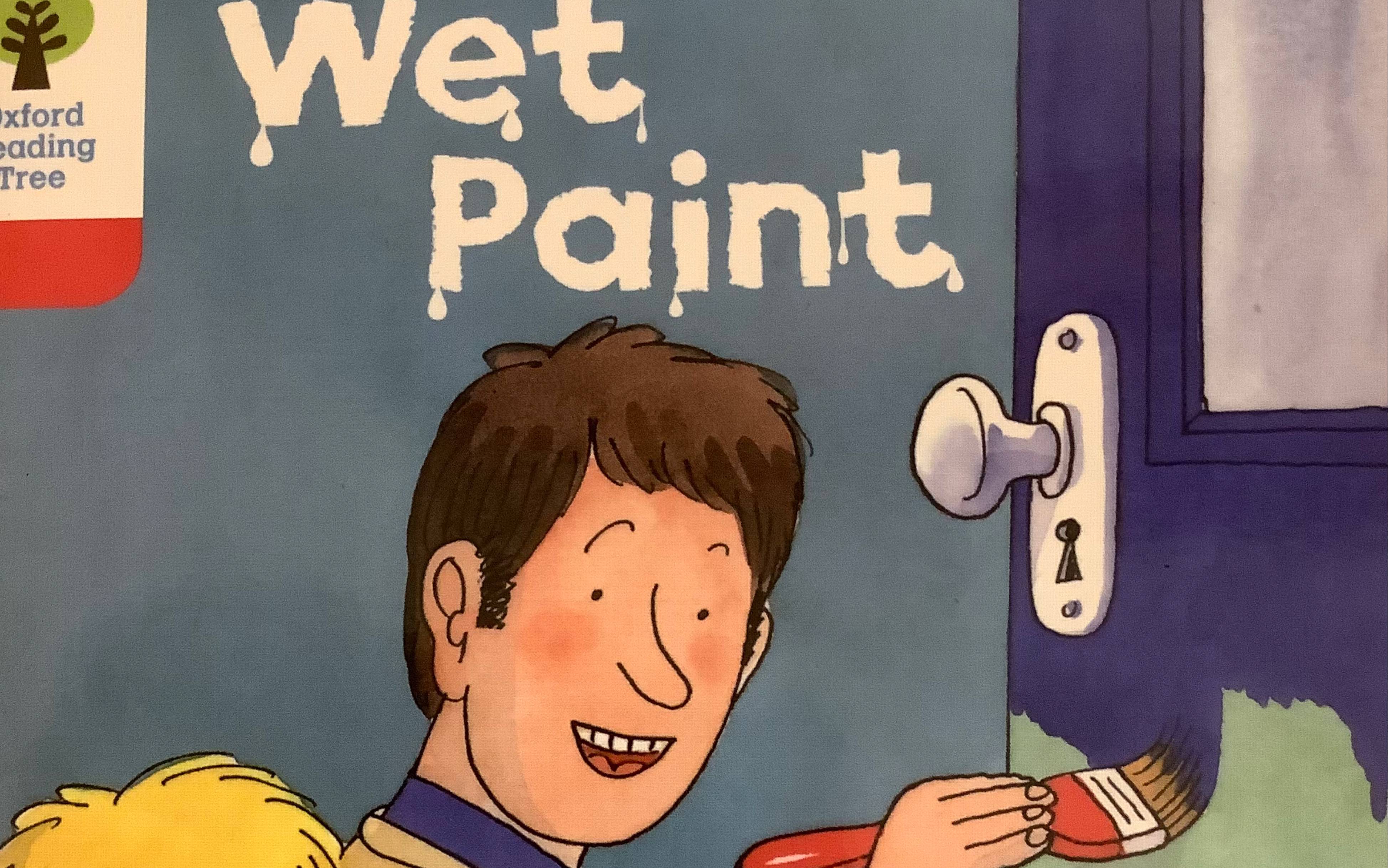 6岁小朋友读wet paint 加油我的小姑娘